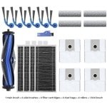 Geschikt voor Ecovacs T80/T80 OMNI verbruiksartikelen - accessoires voor robotstofzuigers - rolborstel - filter - stofzak - verbruiksartikelen - 24-delige set