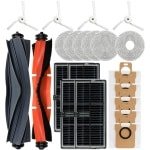 Geschikt voor - Mijia M40/D110CN accessoires - Verbruiksartikelen voor robotstofzuigers - rolborstel - zijborstel - stofzak - filter - dweil - 21 stuks