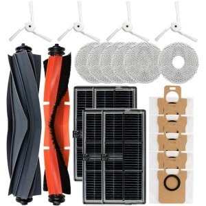 Geschikt voor - Mijia M40/D110CN accessoires - Verbruiksartikelen voor robotstofzuigers - rolborstel - zijborstel - stofzak - filter - dweil - 21 stuks