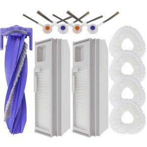 Geschikt voor Narwal J4/J4 lite robotstofzuiger accessoires - Veegrolborstel - Stofzak - Dweildoek - Zijborstel - Filter - Verbruiksartikelen - 11-delige set