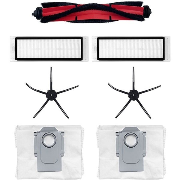 Geschikt voor Vervangende stofzakset met hoofdborstelfilter Geschikt voor de Roborock Q5 robotstofzuiger