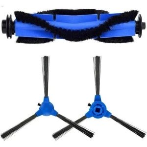 Hoofdborstel en zijborstel Geschikt voor Kyvol Cybovac E20, E30, E31 robotstofzuiger (onderdelen).