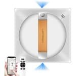 LIECTROUX YW710- Robotstofzuiger voor ramen - Lasersensor - Dubbele waternevel - Sterke stofzuiger - Robot voor het reinigen van glas aan de muur thuis -App & Afstandsbediening - Wit