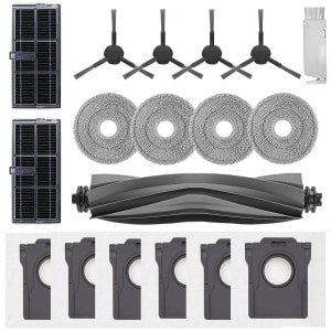 Namajunas - Accessoires Geschikt voor Dreame L10s Ultra/L10s Pro Ultra Heat - Stofzuiger onderdeel - Stofzuigeraccessoires - voor dreame robotstofzuiger - 1x hoofdrolborstel, 6x stofzak, 4x zijborstels, 2x filter, 4x dweildoeken, 1x reinigingsborstel