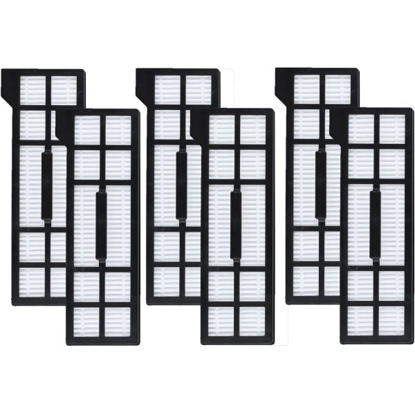 PolkaHom® Set van 6 HEPA Filters Vervanging Geschikt voor Eufy X10 Pro Omni Robotstofzuiger - Filter voor Robotstofzuiger - Accessoire