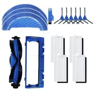 Reserveaccessoires en onderdelen - geschikt voor Cecotec Conga 1790 - 1090 - 990 - voor robotstofzuiger - VOOR Robotstofzuiger - Accessoireset - Vervangende - 16 stuks