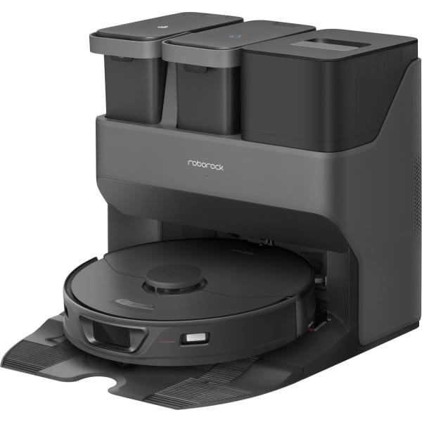 Roborock S7 Max Ultra - Robotstofzuiger Zwart - Met AED Station Dock - Zelfreinigend, 3D Quick Mapping