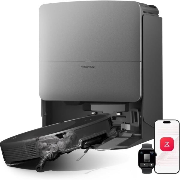 Roborock Saros 20-Robotstofzuiger Met Dweilfunctie-Digitale motor 36000Pa-AdaptiLift Chassis 3.0-Autonoom StarSight systeem 2.0-100°C Warmwatermopwas-Zelfreinigend Station & Anti-Klit Borstels-Slimme spraakassistent-Saros 10R Upgrade