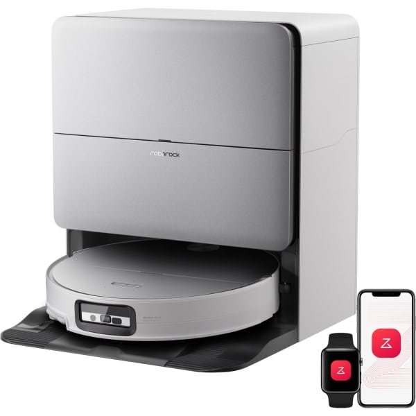 Roborock Saros 20 Sonic-Robotstofzuiger Met Dweilfunctie-VibraRise 5.0 dweilsysteem 4000 Trillingen/min-Digitale motor 36000 Pa&dubbel antiklitsysteem-AdaptiLift Chassis 3.0-Reactieve AI 3.0 obstakelherkenning-Pakt moeiteloos dikke tapijten aan,Wit