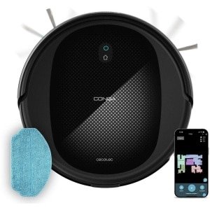 Robotstofzuiger Cecotec Conga M20, 7000Pa, 160min, Wi-Fi, App, iTech Gyro, Zwart