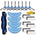 Robotstofzuiger Onderdelen - Reserveonderdelen Set - Stofzuiger Onderhoud - Compleet Accessoire Pakket - 22 x 14 x 6 cm