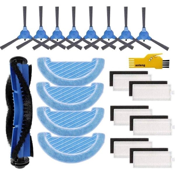 Robotstofzuiger Onderdelen - Reserveonderdelen Set - Stofzuiger Onderhoud - Compleet Accessoire Pakket - 22 x 14 x 6 cm