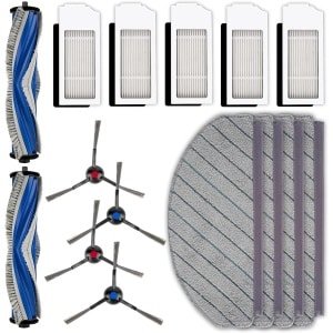 Robotstofzuiger Onderdelen - Vervangingsset - Schoonmaakonderhoud - 15 Delig - Standaard