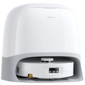 Robotstofzuiger en dweilrobot - ROBOROCK - Qrevo Curv 2 FlowX - 20.000 Pa zuigkracht - Multifunctioneel laadstation - 220 tpm - Wit