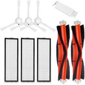 Ronte - Zijborstelreinigingsset voor robotstofzuiger - Xiaomi Dreame F9 - Stofzuigeraccessoires - Hoogwaardige kwaliteit
