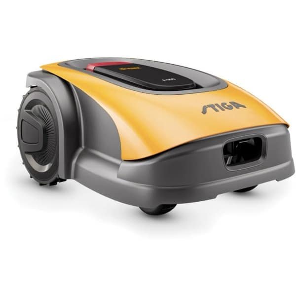 STIGA A500 autonome robotmaaier. Robotgrasmaaier zonder begrenzingskabel (max. 700m²). App-bediening, 45% stijgingspercentage, 3 maaizones. Robotgrasmaaier met GPS RTK-navigatie & 4G