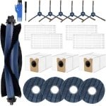 Set van 20 vervangende onderdelen en accessoires geschikt voor de Eufy Omni C20 robotstofzuiger