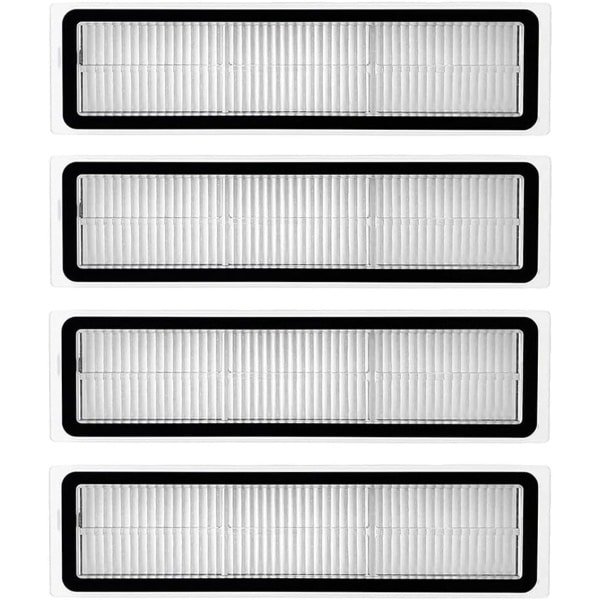 Set van 4 HEPA-filters geschikt voor de Xiaomi Dreame D9 robotstofzuiger (accessoires)