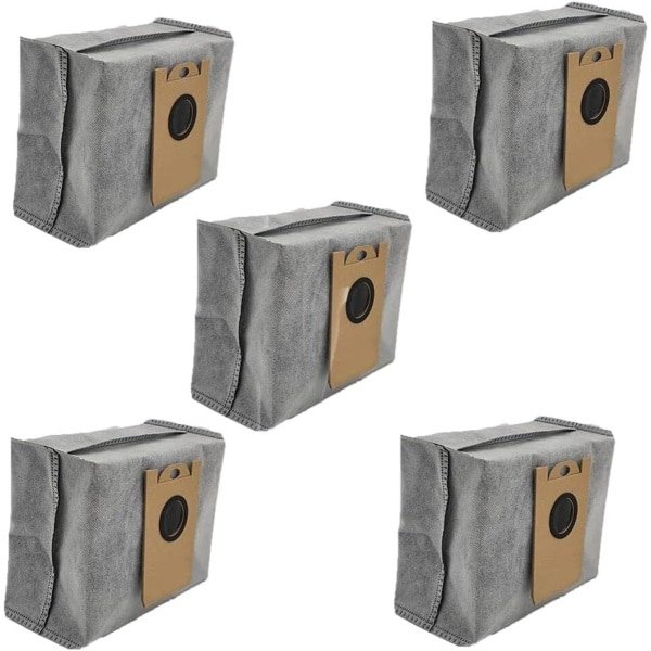 Set van 5 vervangende stofzakken geschikt voor de Eufy Robovac L35 Hybrid+ robotstofzuiger