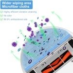 Set van 6 Wasbare Reservedoekjes voor Roboroc S7/S8 Robotstofzuigers - Drielaags Microvezel Design