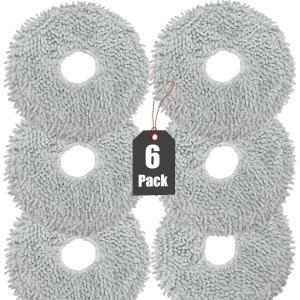 Set van 6 dweilpads geschikt voor Dreame L10s Ultra / L10 Ultra robotstofzuigers, herbruikbaar en wasbaar