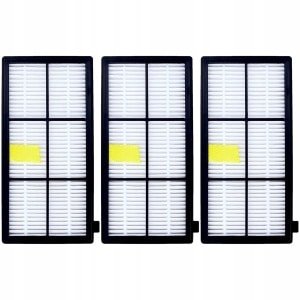 Sillar 3x Stofzuigerfilter - HEPA-filter voor Robotstofzuiger - geschikt voor iRobot Roomba Serie 800 900 - vervangingsfilter voor modellen 966, 971, 975, 980, 981