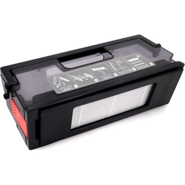 Stofreservoir geschikt voor ECOVACS DEEBOT T9 robotstofzuiger (zwart)