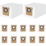 Stofzakken - geschikt voor Eufy L60 SES / L50 SES robotstofzuigers - verpakking van 12 stofzuigerzakken - stofzuigerzakken met grote capaciteit - afmetingen 20,5*11,5*11 cm