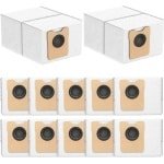 Stofzakken - geschikt voor Eufy Omni C20 en C10 robotstofzuigers - grote capaciteit - 12 zakken - afmetingen 18,5*16,5*12 cm