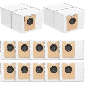 Stofzakken - geschikt voor Eufy Omni C20 en C10 robotstofzuigers - grote capaciteit - 12 zakken - afmetingen 18,5*16,5*12 cm