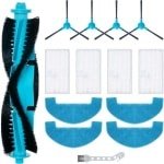 Ultenic D10 robotstofzuiger accessoirekit - Inbegrepen accessoires: 1 hoofdborstel, 4 HEPA-filters, 4 reinigingspads