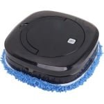 Ultrastille robotstofzuiger-dweilcombo met watertank - droog en nat - volautomatische dweilmachine - krachtige reiniger voor hardhouten vloeren en tapijt - zwart