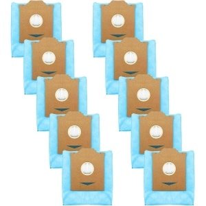 Verpakking van 10 vervangende stofzakken geschikt voor de Yeedi Cube robotstofzuiger (Yeedi CC).