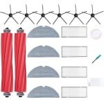 Vervangende accessoires voor de Roborock S7 S7 Plus S7 MaxV S7 MaxV Ultra robotstofzuiger, 2 hoofdborstels, 4 filters, 6 zijborstels, 4 dweildoeken, 1 borstelreinigingstool