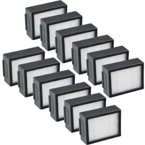 Vervangende filters - Filterschermen - Geschikt voor iRobot i7, i7+, E5 en E6 Serie Robotstofzuigers - 12 stuks
