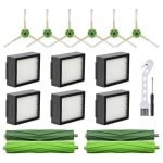 Vervangingsonderdelen Geschikt voor iRobot Roomba I3 I4 I6 I7 I8 E5 E6 E7 robotstofzuiger: Hoofdborstel, HEPA-filter
