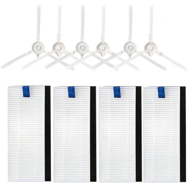 Zijborstel met HEPA-filter geschikt voor ISWEEP X3 / geschikt voor Puppyoo R30 robotstofzuiger