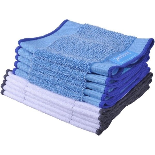 10 microvezeldoeken voor robotstofzuigers - vervangingsdoekjes - 5 natte en 5 droge doekjes