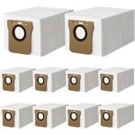 10 stucks-stofzakken voor Dreame S20/S10/L10s Ultra/ L20 Ultra / L10 Ultra- Xiaomi X10+/X20+/X10/X20/L10/M40 robotstofzuiger-grote capaciteit van 2,5 liter-stofzuigerzakken-vervangingsonderdelen-accessoire set