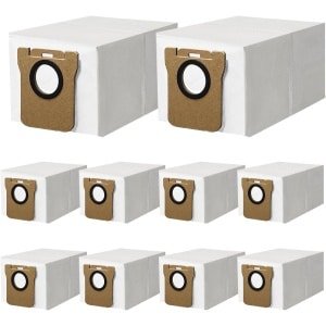 10 stucks-stofzakken voor Dreame S20/S10/L10s Ultra/ L20 Ultra / L10 Ultra- Xiaomi X10+/X20+/X10/X20/L10/M40 robotstofzuiger-grote capaciteit van 2,5 liter-stofzuigerzakken-vervangingsonderdelen-accessoire set