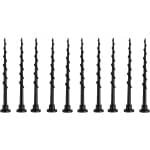 10 stuks haringen voor garage robotgrasmaaier - schroef voor grasmaaiers - grasmaaieraccessoires - compatibel met robotmaaiers - campingspijkers voor buiten - tuinonderhoud