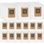 15 stuks-Vervangende stofzakken voor de Eufy Omni E28/E25/E20 robotstofzuiger-geschikt voor wegwerpstofzuigers-stofzakken voor de stofzuiger-vervangende stofzak.