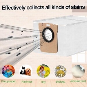 16 Stuks Stofzuigerzakken Vervangend voor Robotstofzuiger Modellen