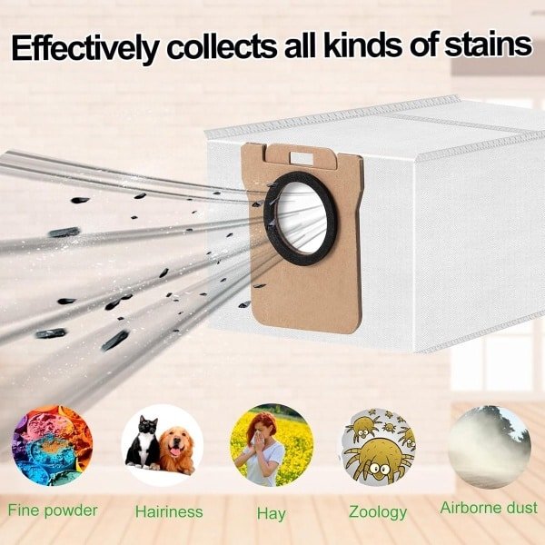 16 Stuks Stofzuigerzakken Vervangend voor Robotstofzuiger Modellen