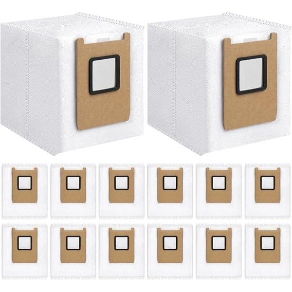 16stucks-vervangende stofzakken voor Eufy E28 Omni/E25 Omni /E20 Omni robotstofzuiger. Vervangende stofzuigerzakken met een grote capaciteit van 3 liter, 4 lagen.