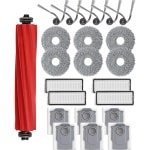 23 Stuks vervangende accessoires geschikt voor Roborock QV 35A/QV 35S robotstofzuiger - 1 hoofdborstels, 6 zijborstels, 4 HEPA-filters, 6 dweilpads, 6 stofzakken