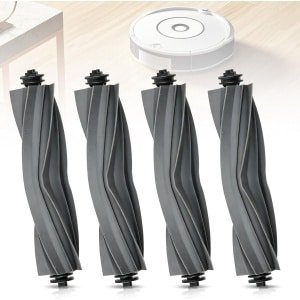 4 accessoires Geschikt voor de Dreame X40/X40 Pro robotstofzuigers - rubberen borstel