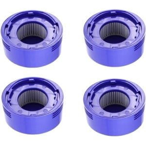 4 stucks HEPA-filter reserveonderdelen voor robotstofzuigers -wasbare voor- en achterfilters - vervangingsaccessoires voor schoonmaakapparaten - compatibel met Dyson V8 V7