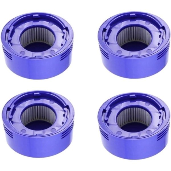4 stucks HEPA-filter reserveonderdelen voor robotstofzuigers -wasbare voor- en achterfilters - vervangingsaccessoires voor schoonmaakapparaten - compatibel met Dyson V8 V7