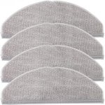 4 stuks microvezel dweildoeken Dweilen voor PADS Past op Eufy G50 L60 Hybrid- Robotstofzuigers - Wasbare herbruikbare dweildoeken Vervangende dweildoeken